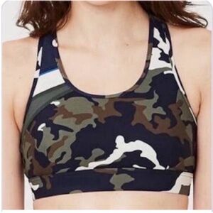 Upside x soulcycle camo sports bra